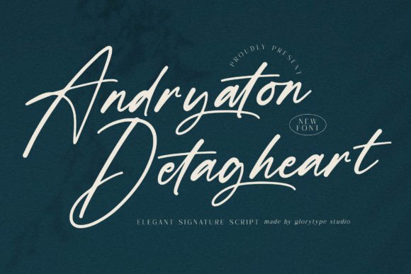 Andryaton Detagheart: A Signature Font for Branding