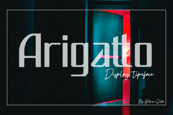 Arigatto: A Display Font for Clear Campaigns
