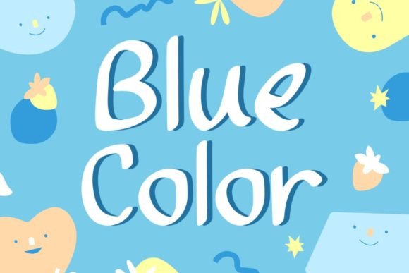 Blue Color Font: A Calming Typeface for Modern Brands