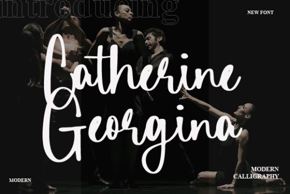 Catherine Georgina: A Script Font for Elegant Editorial Design