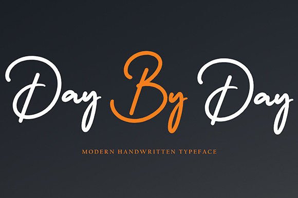Day by Day: A Handwritten Font for Small Business Branding