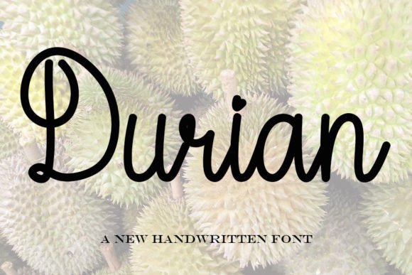 Durian Font: A Handwritten Typeface for Makers