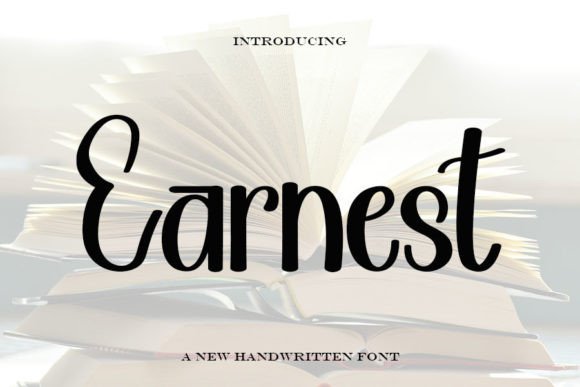 Earnest Font: Elevate Web Design with Handwritten Style