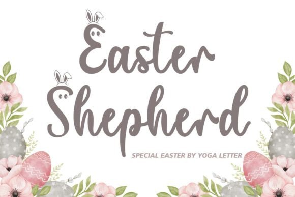 Easter Shepherd: A Whimsical Script Font for Brands