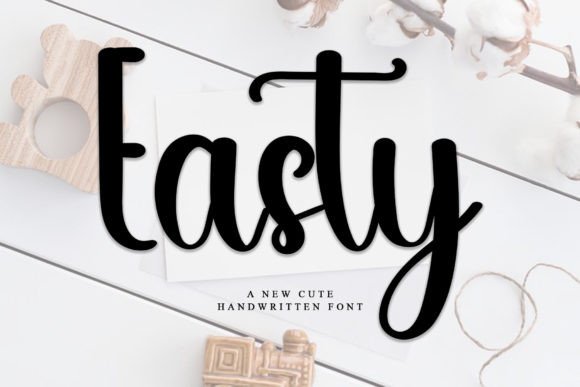 Eastey: A Handwritten Font for Editorial Design