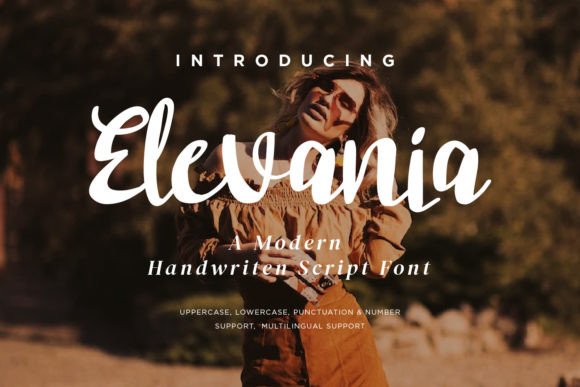 Elevania: A Script Font for Polished Branding
