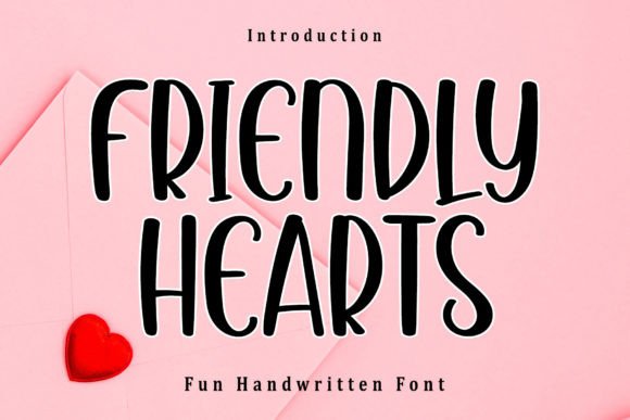 Friendly Hearts Font for Modern Web Design