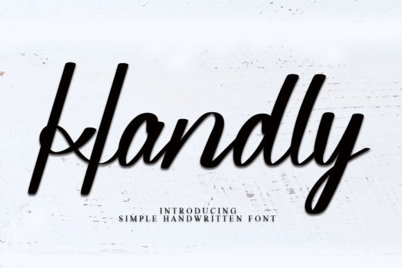 Handly Font: Elegant Handwriting for Branding