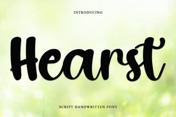 Hearst Font: Elegant Handwritten Typography for Editorial Design