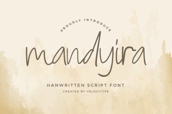 Mandyira: An Elegant Script Font for Editorial Design