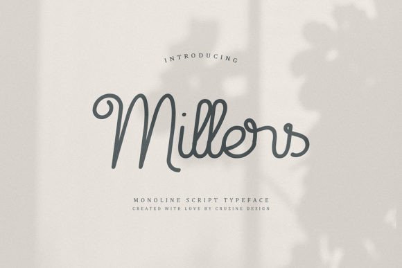 Millers Font: Elevating Web Design with Elegant Script