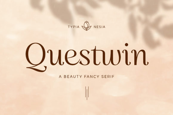 Questwin: A Distinct Serif Font for Elegant Branding