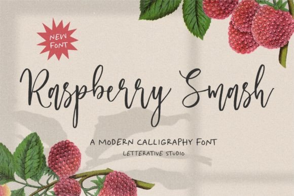 Raspberry Smash: A Handwritten Font for Bold Campaigns