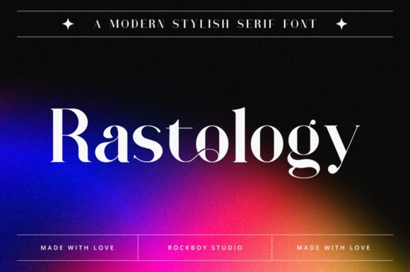 Rastology Serif Font for Bold Campaigns