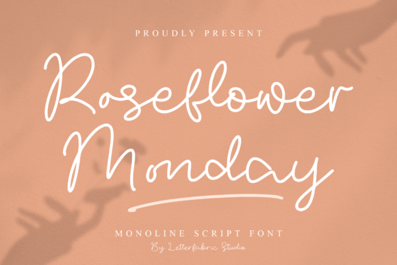 Roseflower Monday: A Handwritten Font for Modern Web Design