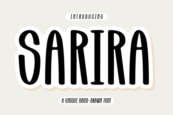 Sarira Typeface: Elegant Script for Branding
