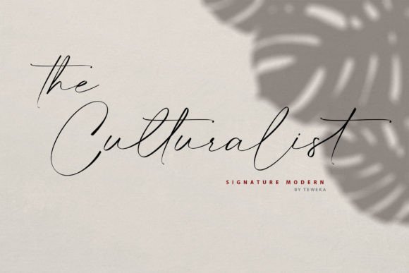 The Culturalist Font for Elegant Web Design