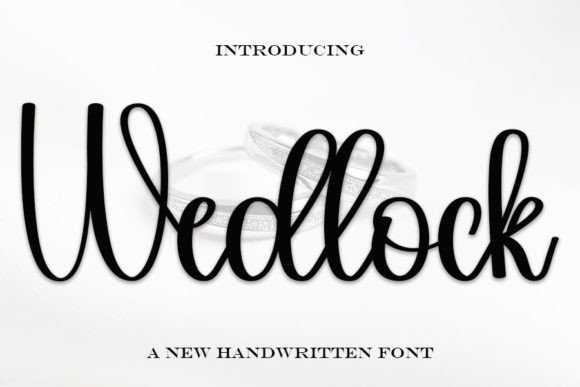 Wedlock: A Handwritten Font for Elegant Branding
